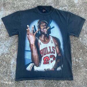 Michael Jordan Shirt AOP Double Sided Single Stitch XL Reproduction DS